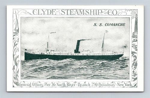 Postcard clyde steamship - postcard,