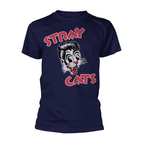 Stray cats cat logo - logo, (navy)