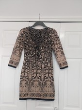 Kate Moss Beautiful Indian Cotton Dress. Says On Label Size 8 But Fits Size 6