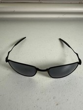 Vintage Oakley Hijinx OO9021 Matte Black Polarized Sunglasses Boxed with bag