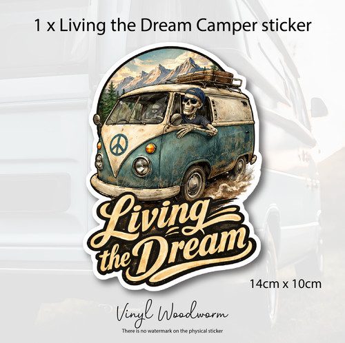 Van life sticker decal - life,