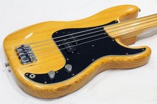 Fender Precision Bass 1976 Used 1976 Ash Body Maple Neck Natural w/Gig Case
