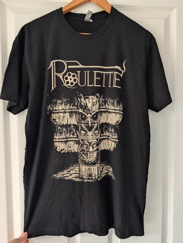 Black roulette graphic shirt - black,