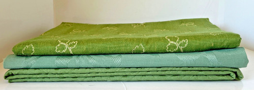 Green fabric bundle - green, crafts