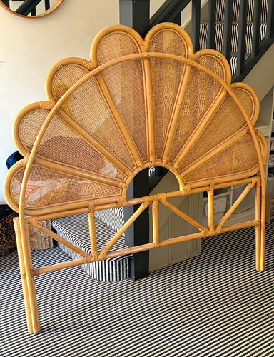 Rattan peacock fan - rattan,