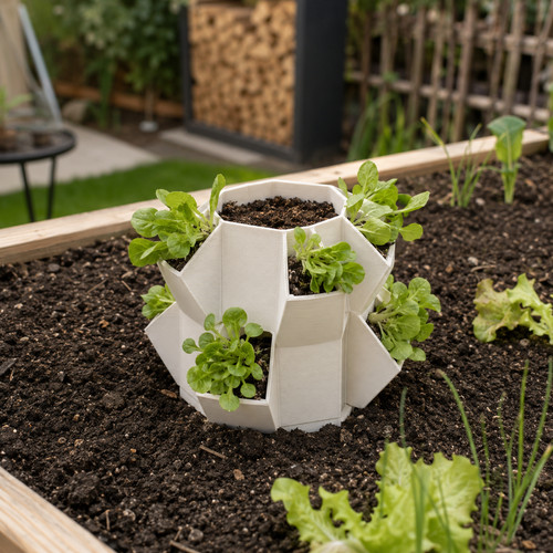 Stacking garden planter - stacking,