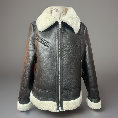 Black faux fur - black,