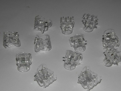 Mini claw clips clear - claw,