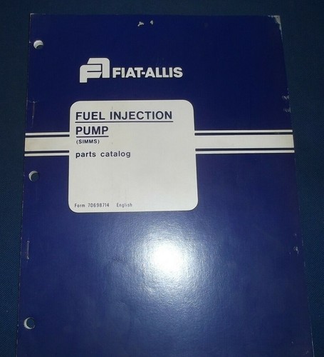 Fiat allis fuel injection - allis,