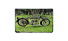 Bsa A Motorbike A4 photo Retro