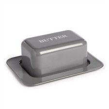 Butter Dish with Lid Grey
