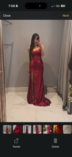 Prom dress red carpet - red, ready