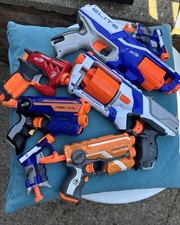 Bundle of Seven Nerf Toy Guns