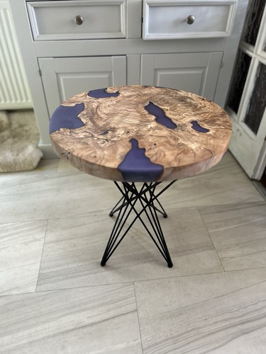 Natural olive wood river - river, table
