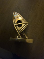 SAILBOAT BRASS PAPERWEIGHT 4"