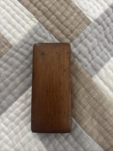 Antique wood pocket - wood,