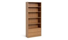 Maine 2 Drawer Bookcase - Oak