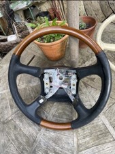 Chevrolet Blazer S-10 Tahoe Silverado Wood Grain Steering Wheel Rare Suburban