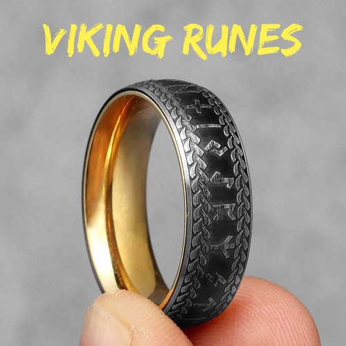 Vintage nordic viking - vintage, runes