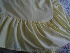 Double bed VALANCE/yellow