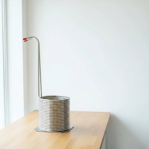 Stainless steel wort chiller - stainless,