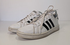 adidas Grand Court Trainers Womens 6 White Low Top Casual Lifestyle Shoes F36483