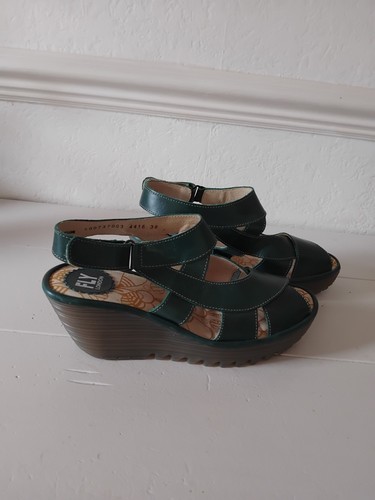 Fly london green leather - fly,