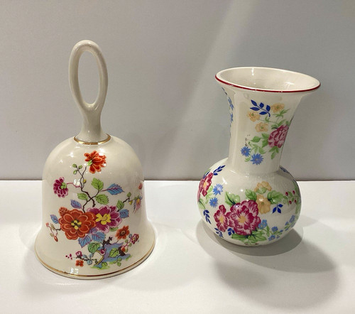 Sadler floral ceramic - ceramic, bell