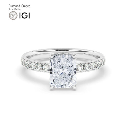 Radiant diamond engagement - radiant,