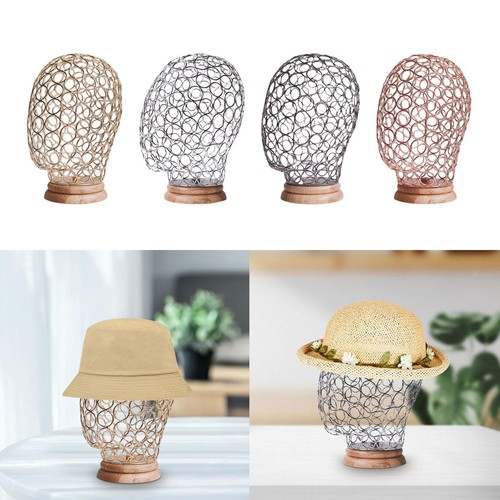 Metal hollow mannequin head - mannequin,