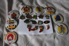 McDonalds pin badge and badge