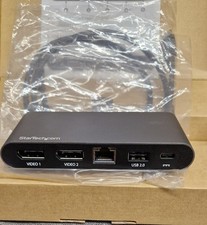 StarTech Dual Monitor HDMI USB-C Docking Station- Used, Excellent