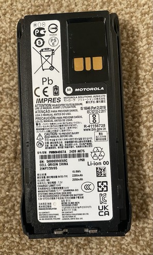 Motorola pmnn4807a impres 2200 - motorola,