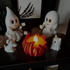 1 Set Halloween Ghost Campfire