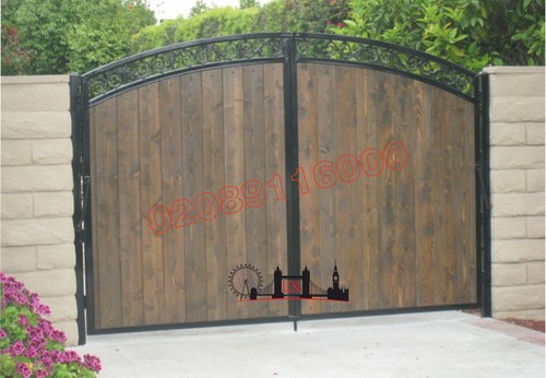Driveway gates composite - gates/composite, wood