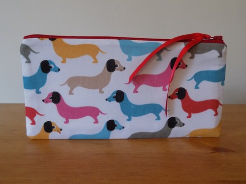 Sausage dog pencil case - dog,