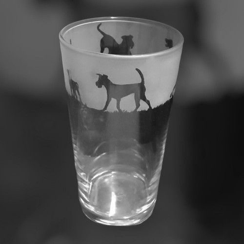 Irish terrier frieze boxed - terrier,