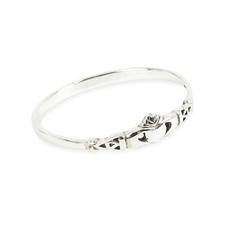   NEW Sterling Silver Claddagh Stacking Ring  in Sizes G-Z/20 Different Sizes 