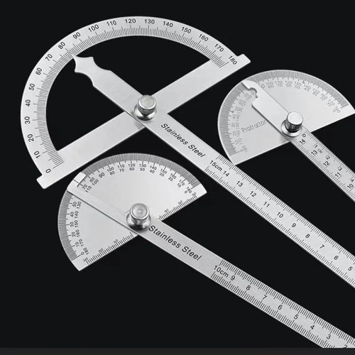 Stainless steel protractor - steel,