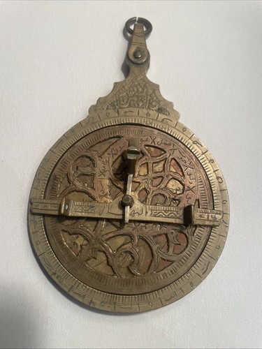 Antique persian astrolabe - astrolabe, with