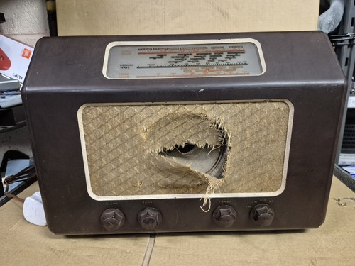 Vintage marconi radio untested - vintage,