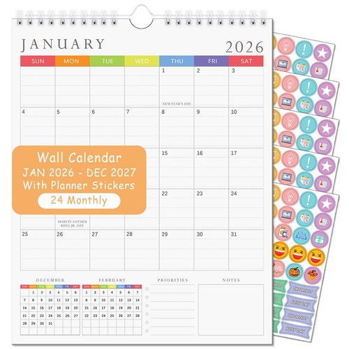 2026 wall calendar monthly - 2026,