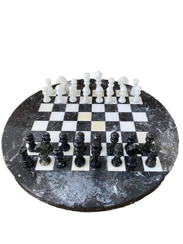 Marble chess set and - marble, board