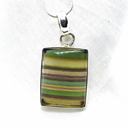 Rainbow fluorite natural - rainbow,