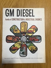 GM Detroit Diesel Engines Original Sales Brochure.