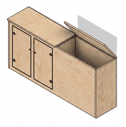 Kitchen pod with storage - pod, unit