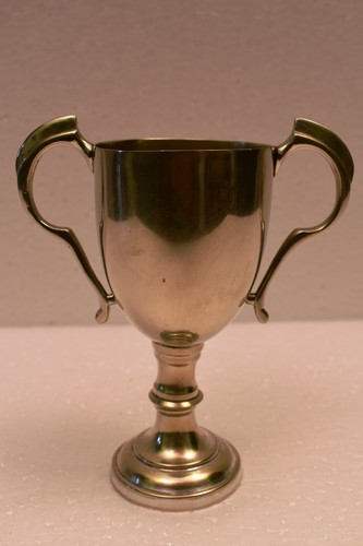 Vintage silver plated trophy - vintage,