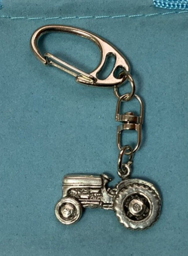 Farm tractor silver pewter - farm,