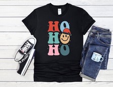 Ho Ho Merry Christmas Men Women Jute Bag Unisex Hoodie Baseball T Shirt Top 3604