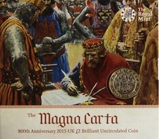 2015 £2 - MAGNA CARTA TWO